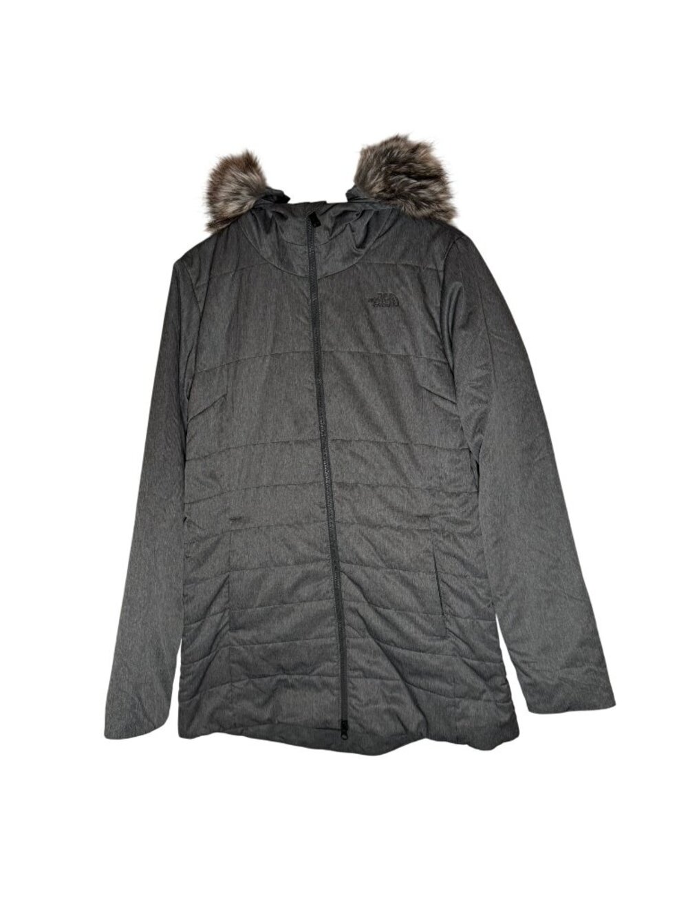 The North Face Gray Harway Insulated Parka Women's Size Medium in EUC!
